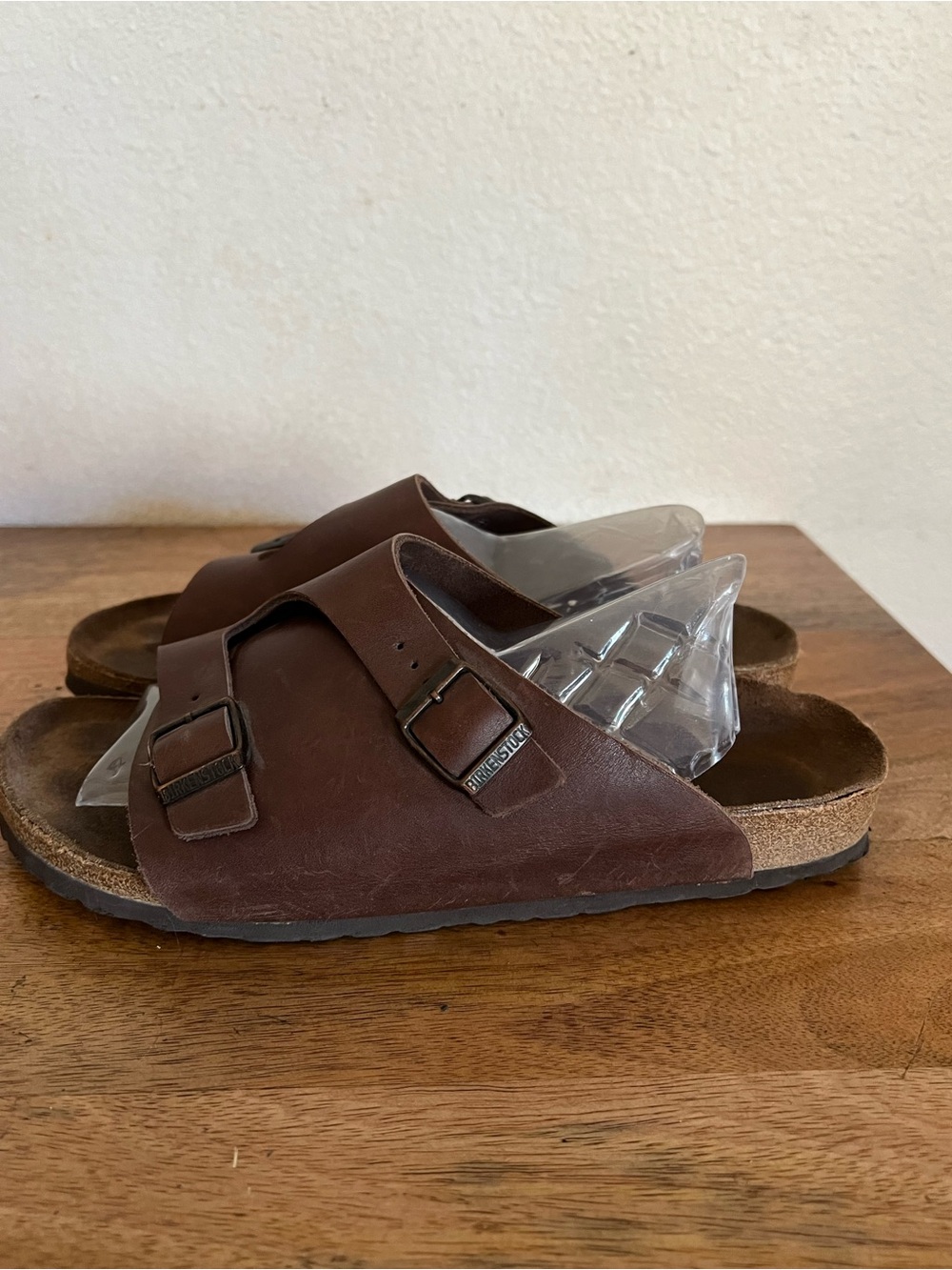Birkenstock Unisex Zurich Oiled Leather Habana Sandals Size 42 L11-11.5 M 9-9.5 - Picture 7 of 14